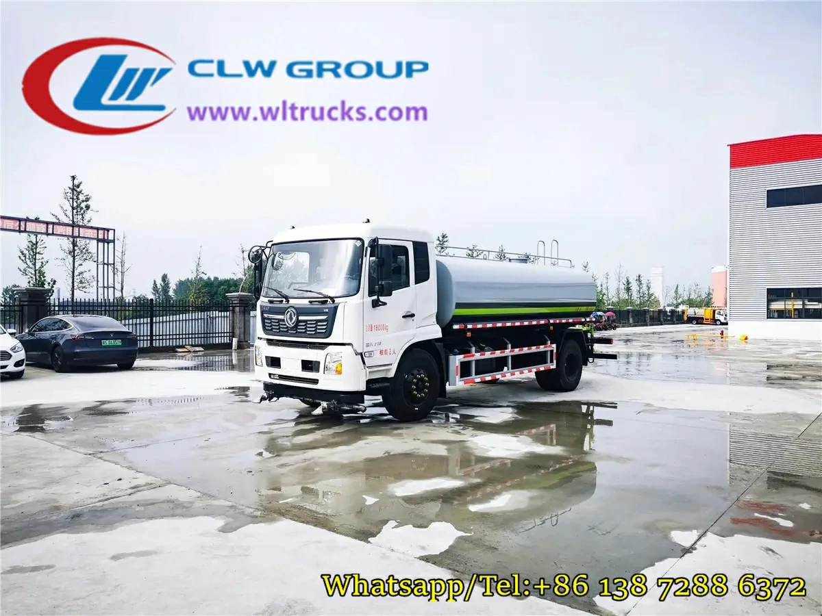 DONGFENG KR 12m3 stainless steel water tanker