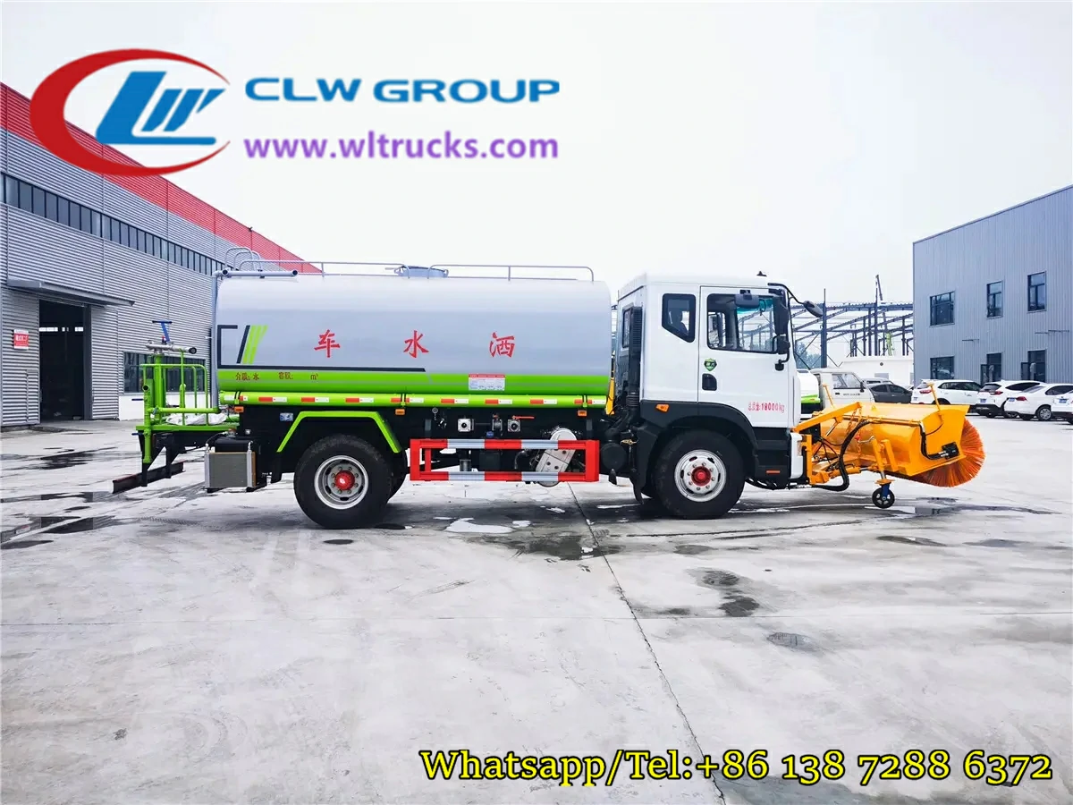 Dongfeng D9 15t construction water tanker