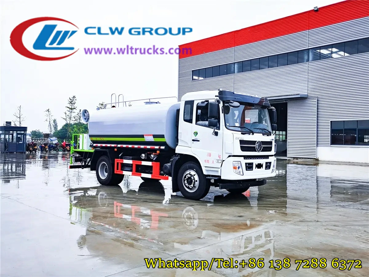 Dongfeng Furika F9 10000liters mobile water tanker
