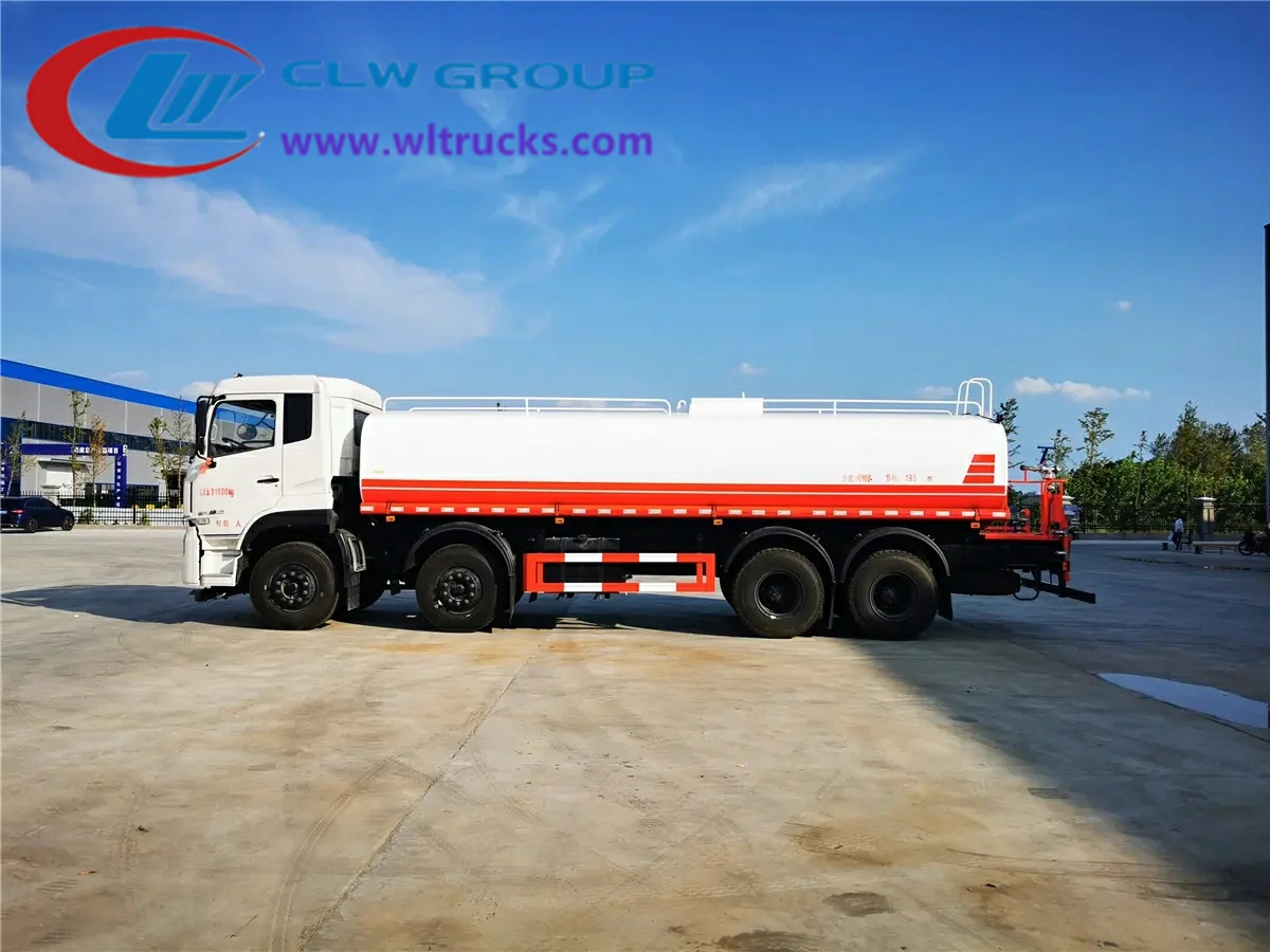 Dongfeng Tianlong 25m3 water tanker truck for sale