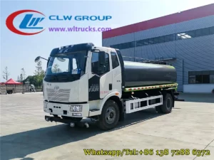 FAW J6L 4000gallons fresh water tanker