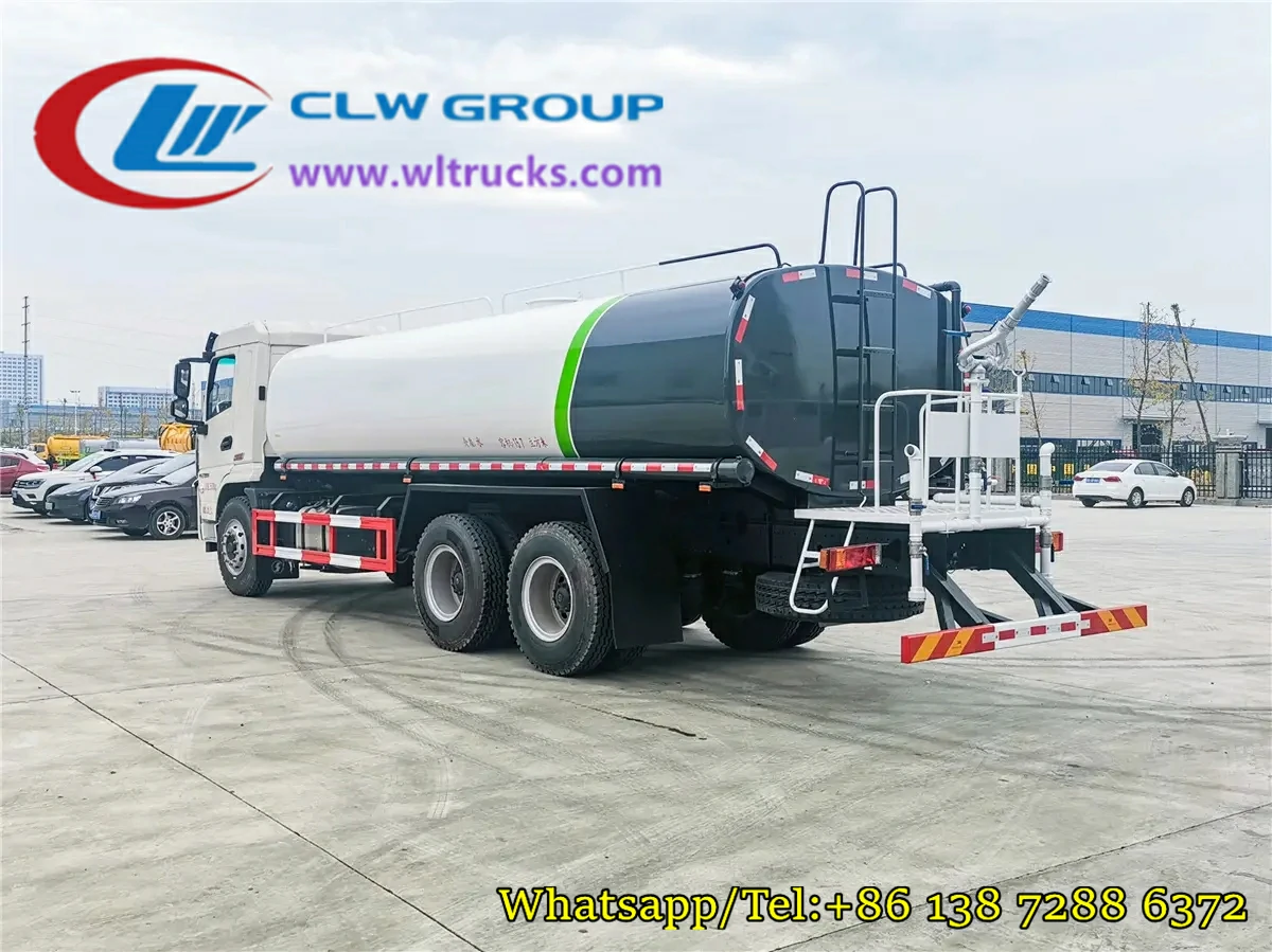 Shacman 5000 gallons stainless steel water truck